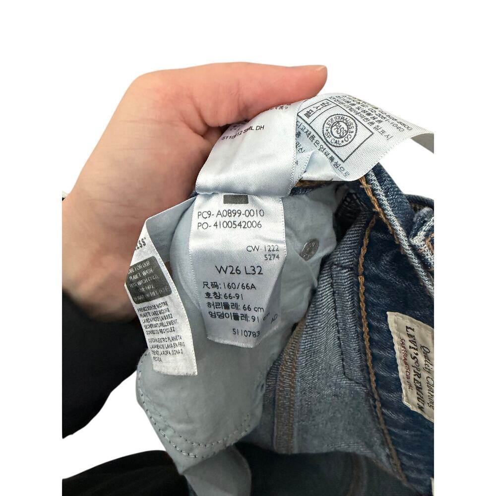 Levis 70s High Flare Sonoma Step Jeans 26 Ultra High Rise Bell Bottom Retro - Picture 9 of 12